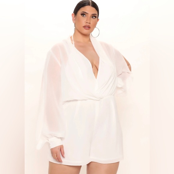 NEW Fashion Nova Born With It Romper Size 2x - Picture 1 of 3